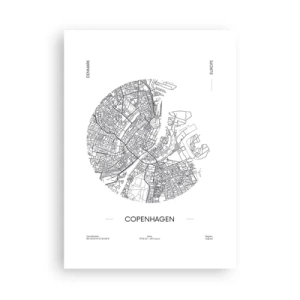 Plakat - Københavns anatomi - 50x70 cm