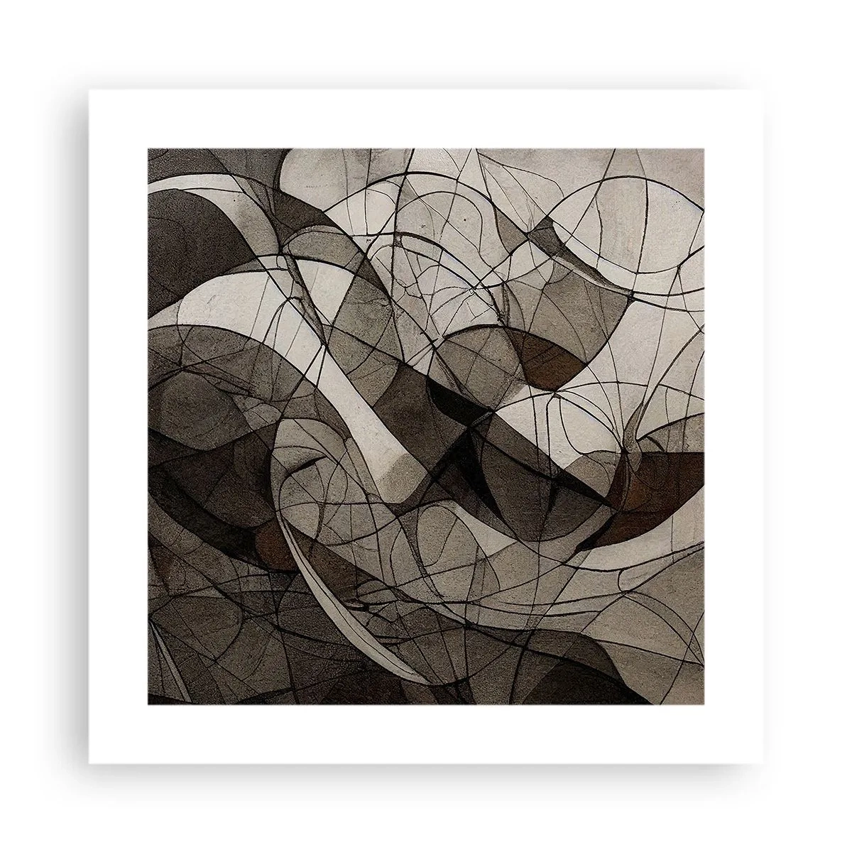 Plakat - Cirkulation af jordens farver - 40x40 cm