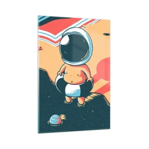 Billede på glas - Fra et andet perspektiv - 80x120 cm