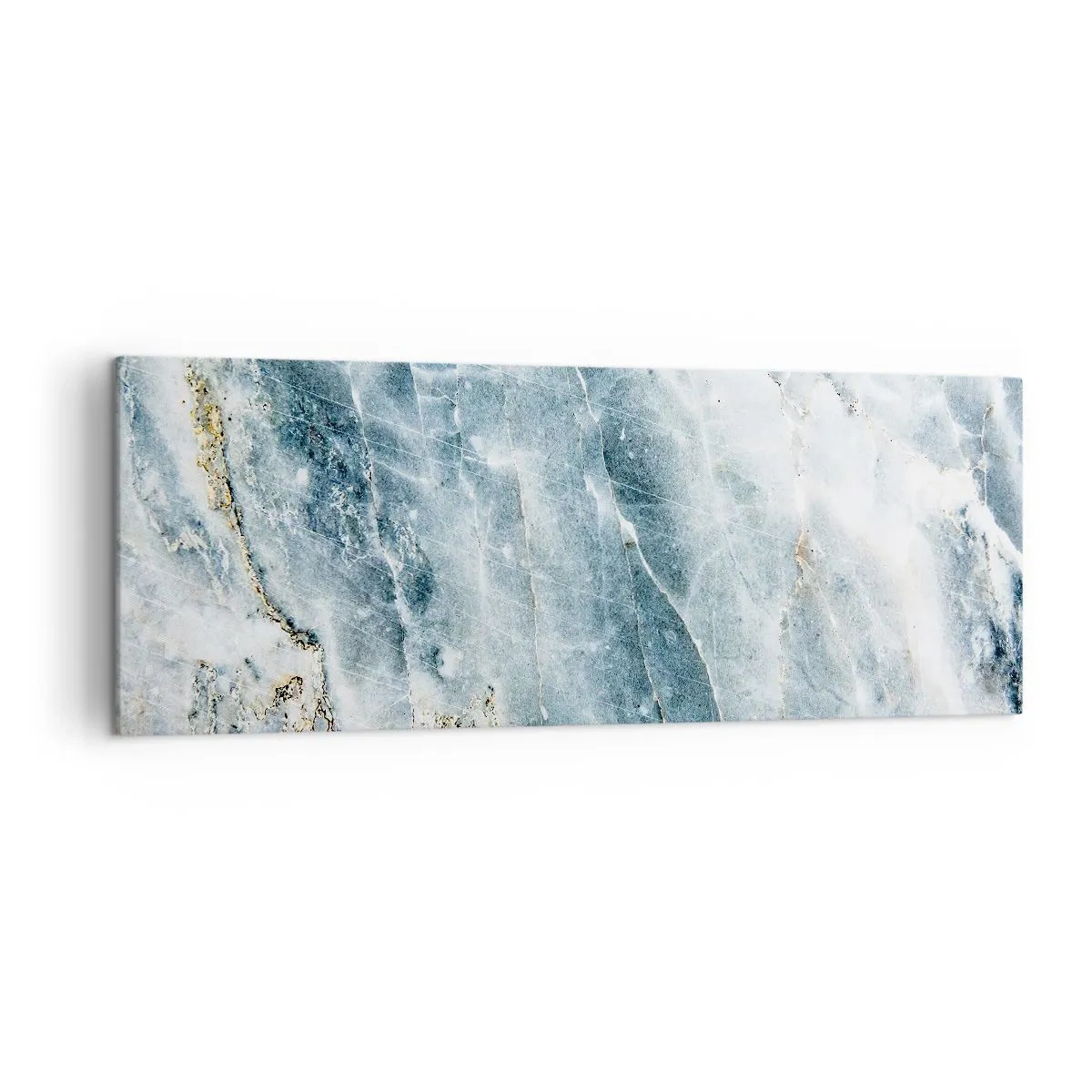 Lærredstryk - Billede på lærred - Isverden - 140x50 cm