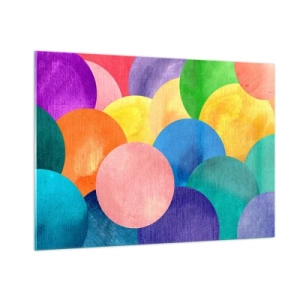 Billede på glas - Den oprindelige fylde af liv - 100x70 cm