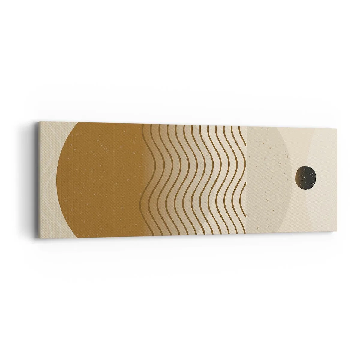 Lærredstryk - Billede på lærred - Om geometriske figurers oprindelse - 90x30 cm