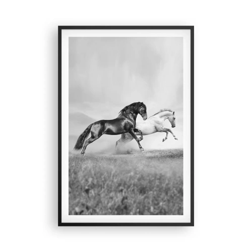 Plakat i sort ramme - Engle og dæmoner - 61x91 cm