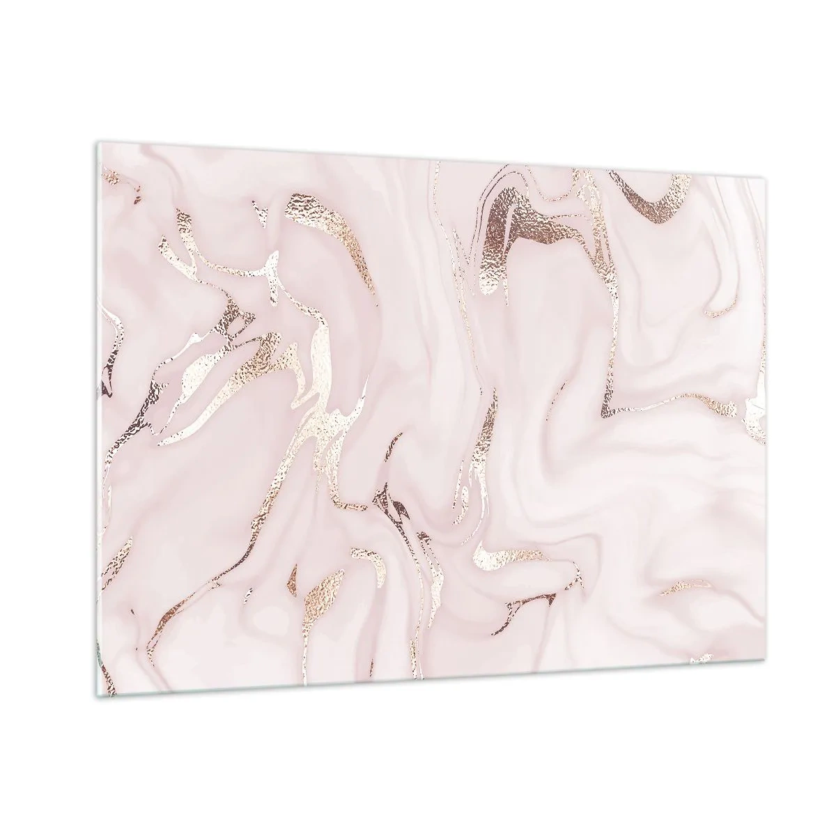 Billede på glas - I et lyserødt tørklæde - 100x70 cm