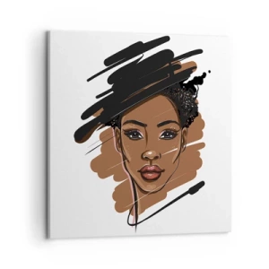 Lærredstryk - Billede på lærred - Sød som chokolade - 60x60 cm