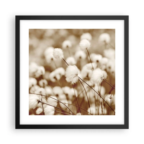 Plakat i sort ramme - Fyldig mark - 40x40 cm