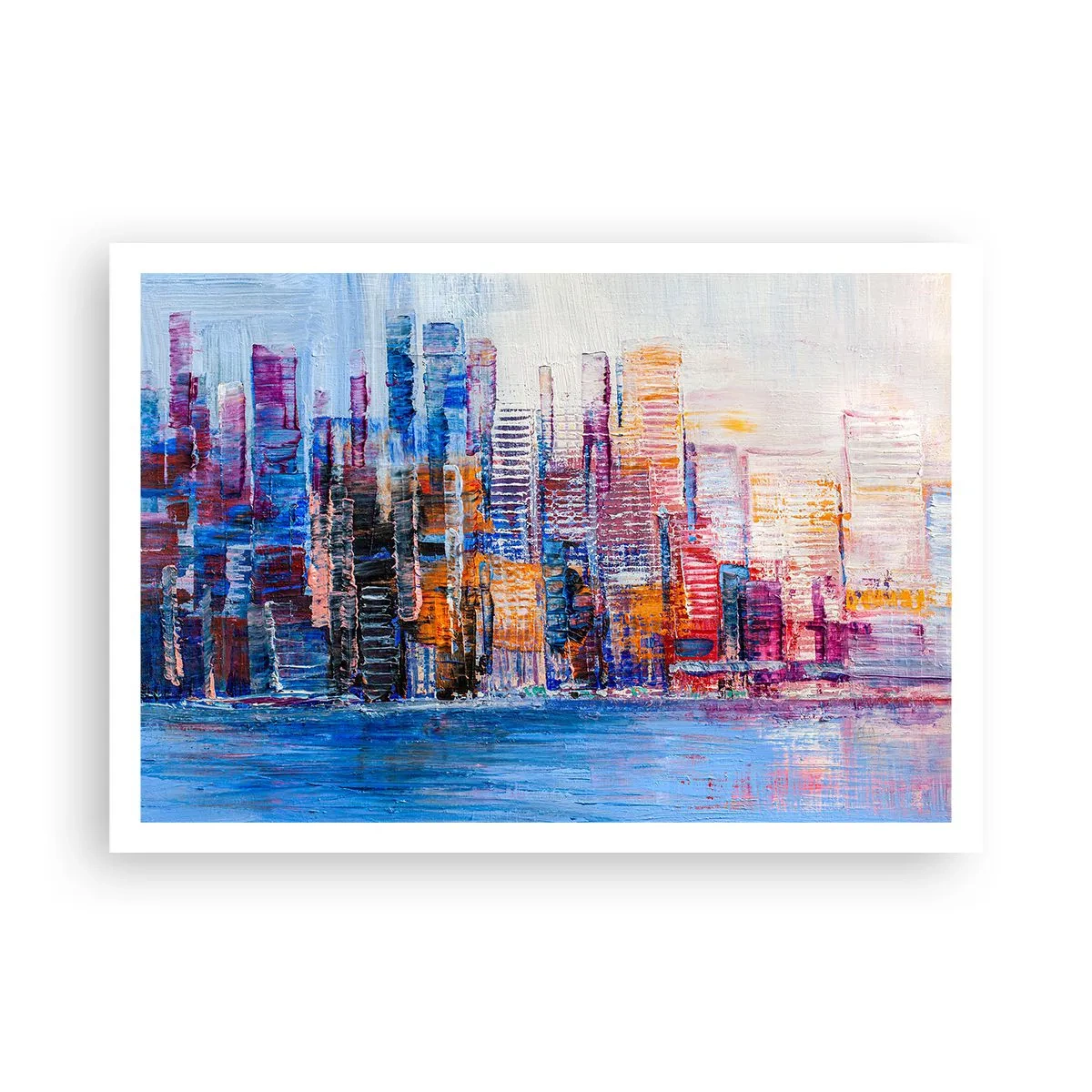 Plakat - En glad metropol - 100x70 cm