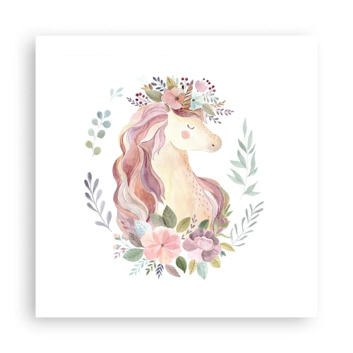 Plakat - En invitation til eventyrets verden - 50x50 cm