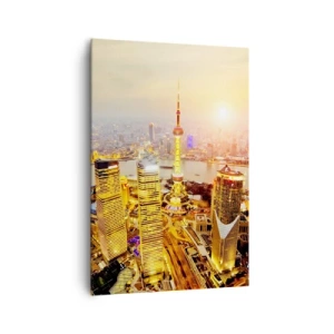 Lærredstryk - Billede på lærred - Den asiatiske drøm - 70x100 cm