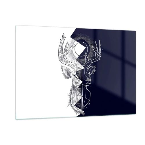 Billede på glas - Modsætningernes kamp og enhed - 120x80 cm