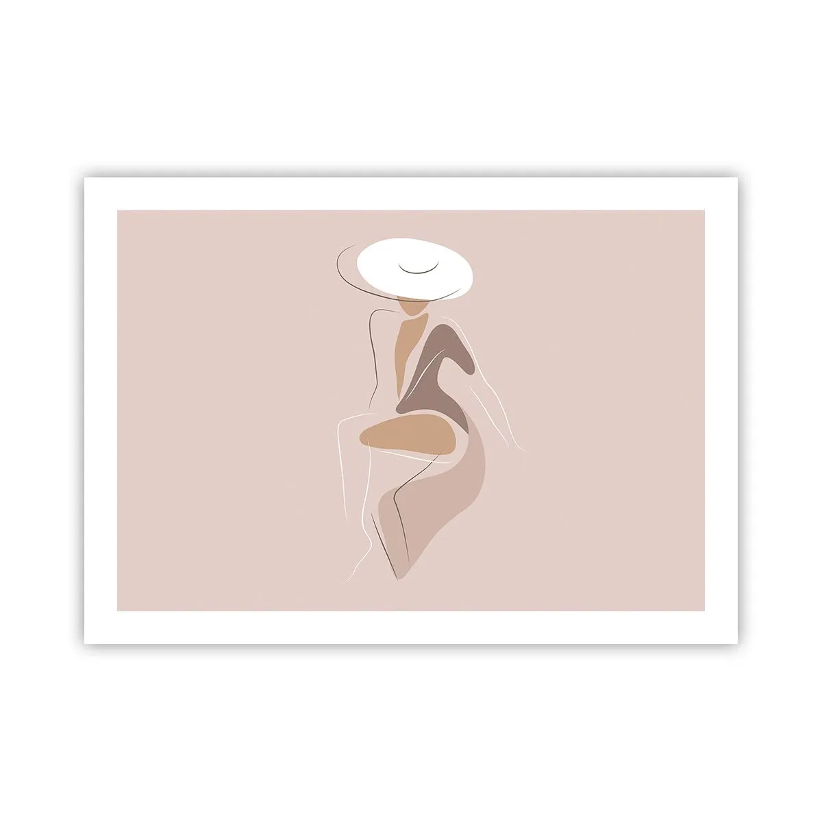 Plakat - En dame, der skal være - 70x50 cm