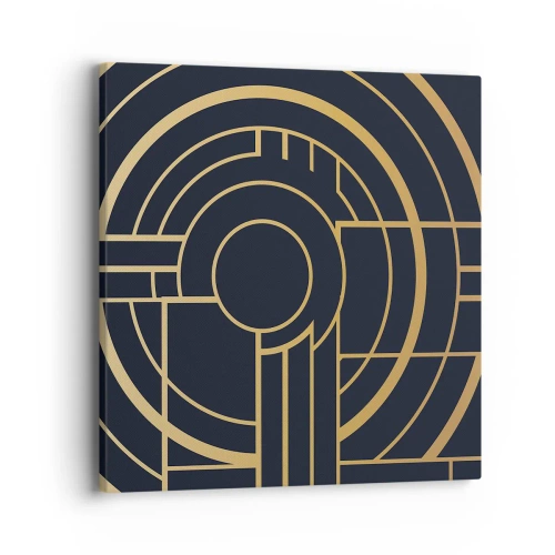 Lærredstryk - Billede på lærred - At vende tingene på hovedet - 40x40 cm