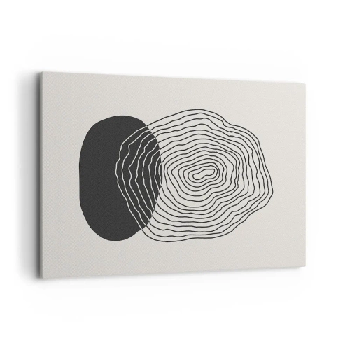 Lærredstryk - Billede på lærred - Varighed og vibration - 100x70 cm