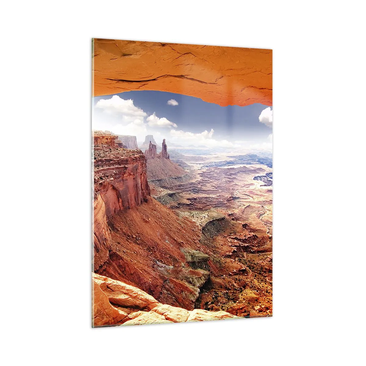 Billede på glas - Udskåret af naturen selv - 50x70 cm