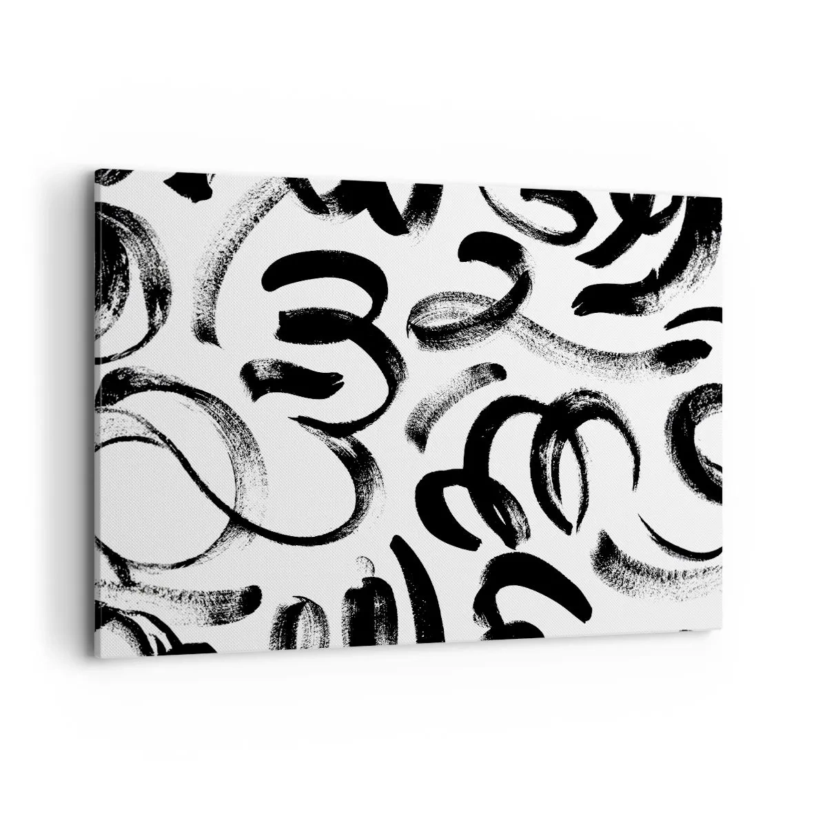 Lærredstryk - Billede på lærred - I sort og hvidt - 100x70 cm