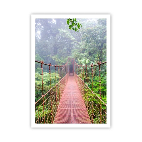 Plakat - Ophængt over kronerne - 70x100 cm