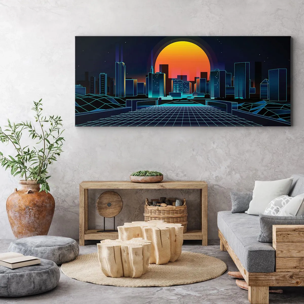 Lærredstryk - Billede på lærred - Vil du stadig gerne komme til den ægte vare? - 90x30 cm