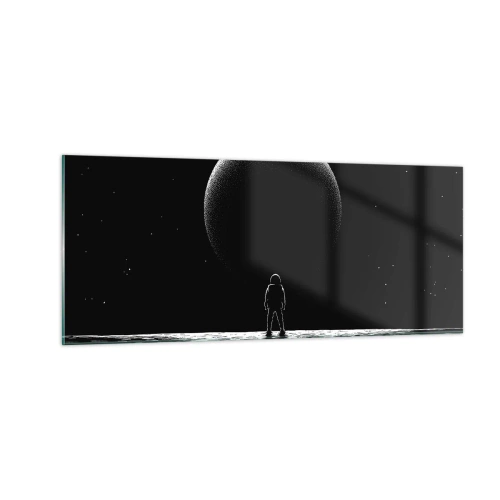 Billede på glas - Ansigt til ansigt - 100x40 cm