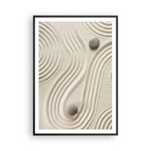 Plakat i sort ramme - Et strejf af varme - 70x100 cm