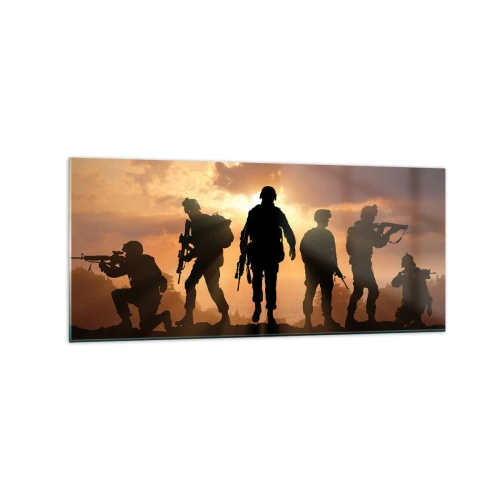 Billede på glas - Brothers in arms - 120x50 cm