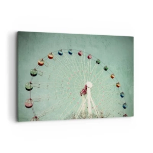 Lærredstryk - Billede på lærred - Vi inviterer dig til at lege - 120x80 cm