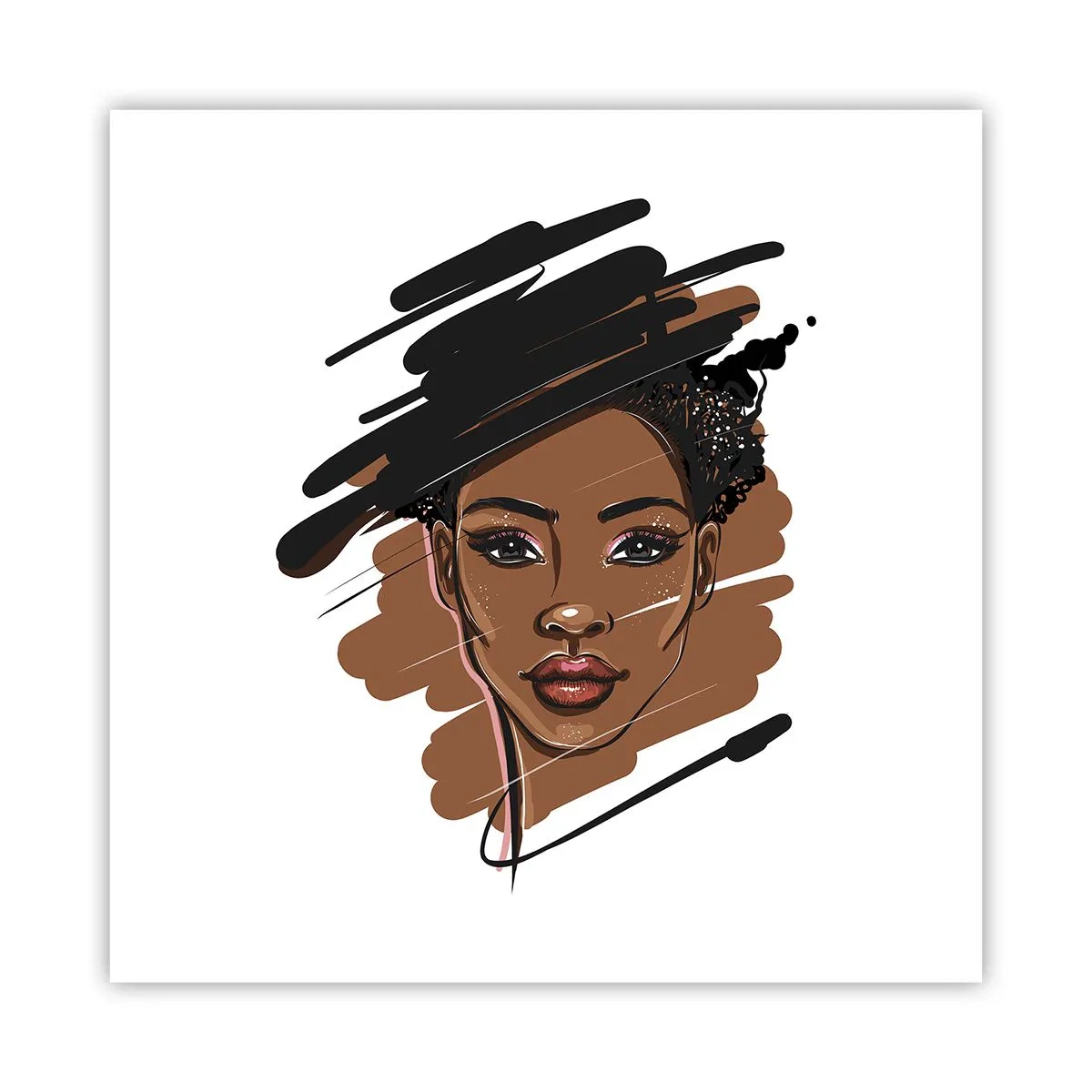 Plakat - Sød som chokolade - 60x60 cm