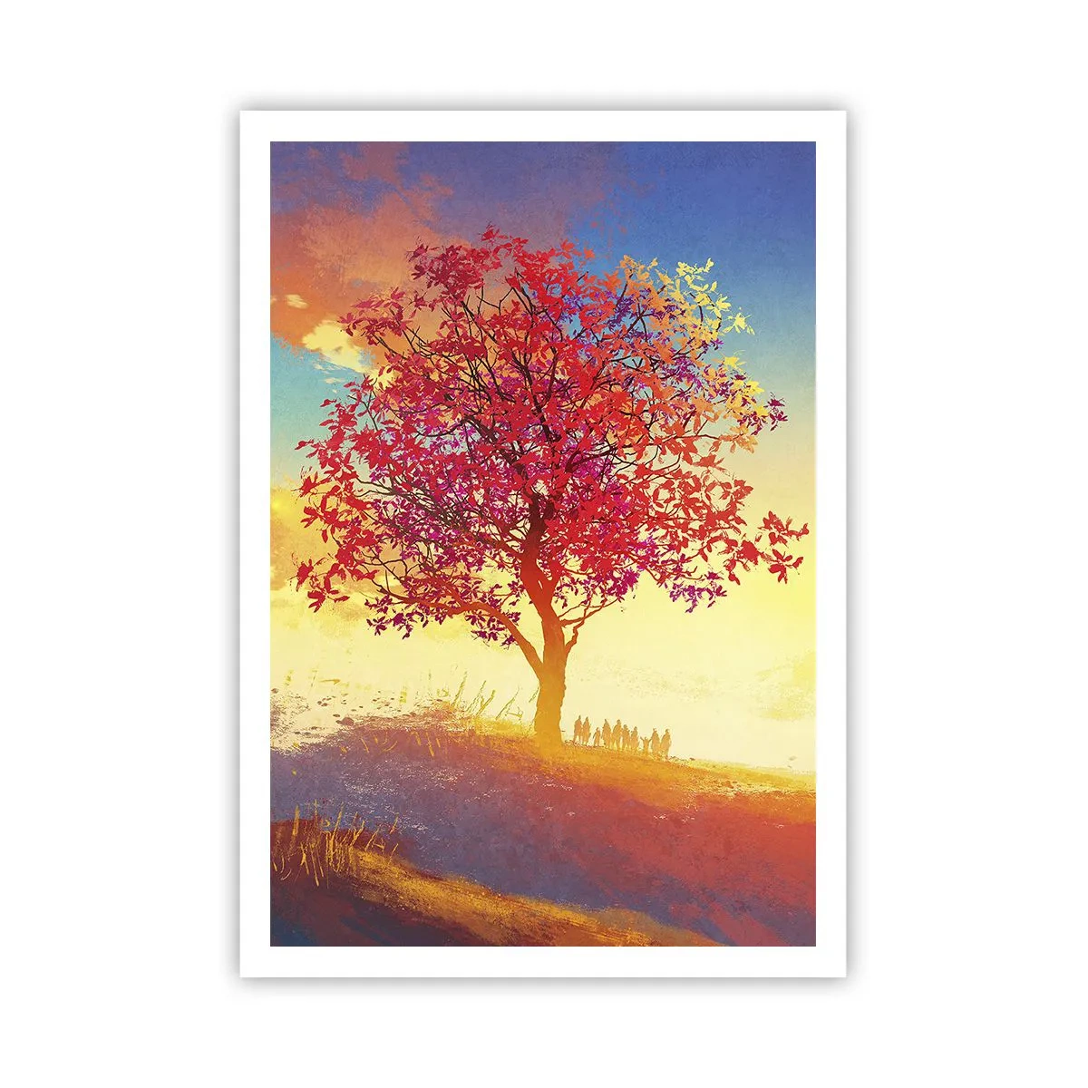 Plakat - Pilgrim på bestemmelsesstedet - 70x100 cm