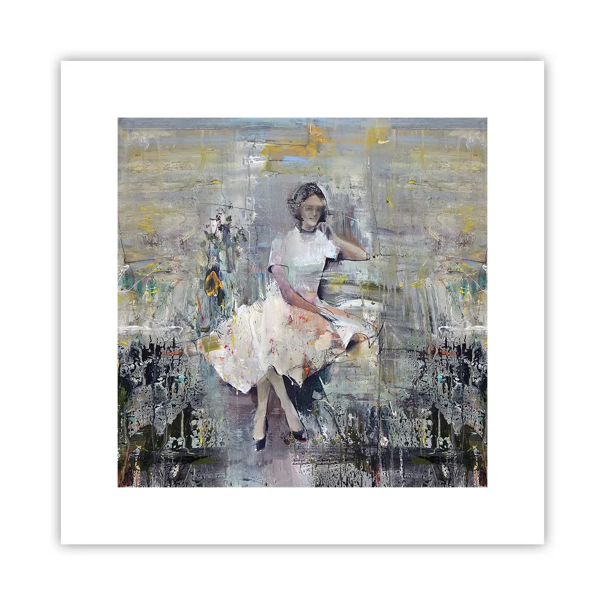 Plakat - Klassisk og moderne - 30x30 cm