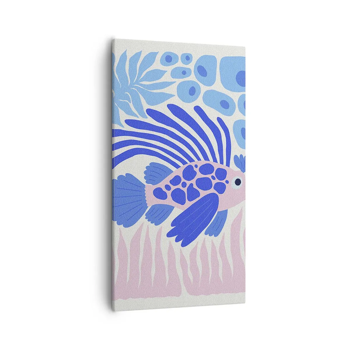 Lærredstryk - Billede på lærred - I dit rette element - 55x100 cm