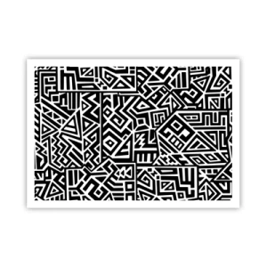 Plakat - Præcolumbiansk sammensætning - 100x70 cm