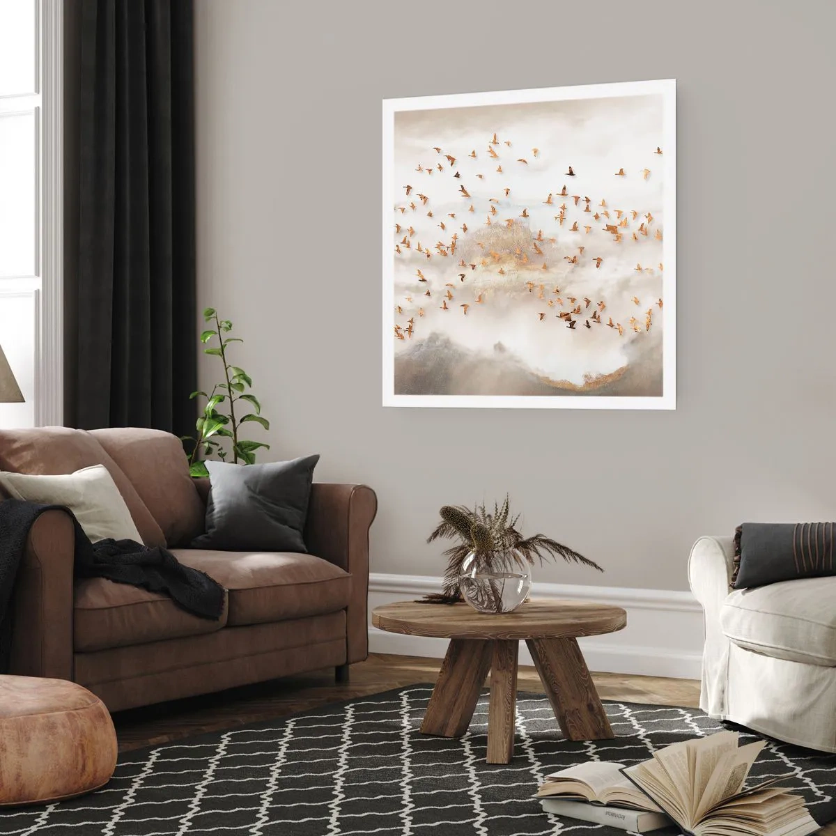 Plakat - Det er på tide... - 50x50 cm