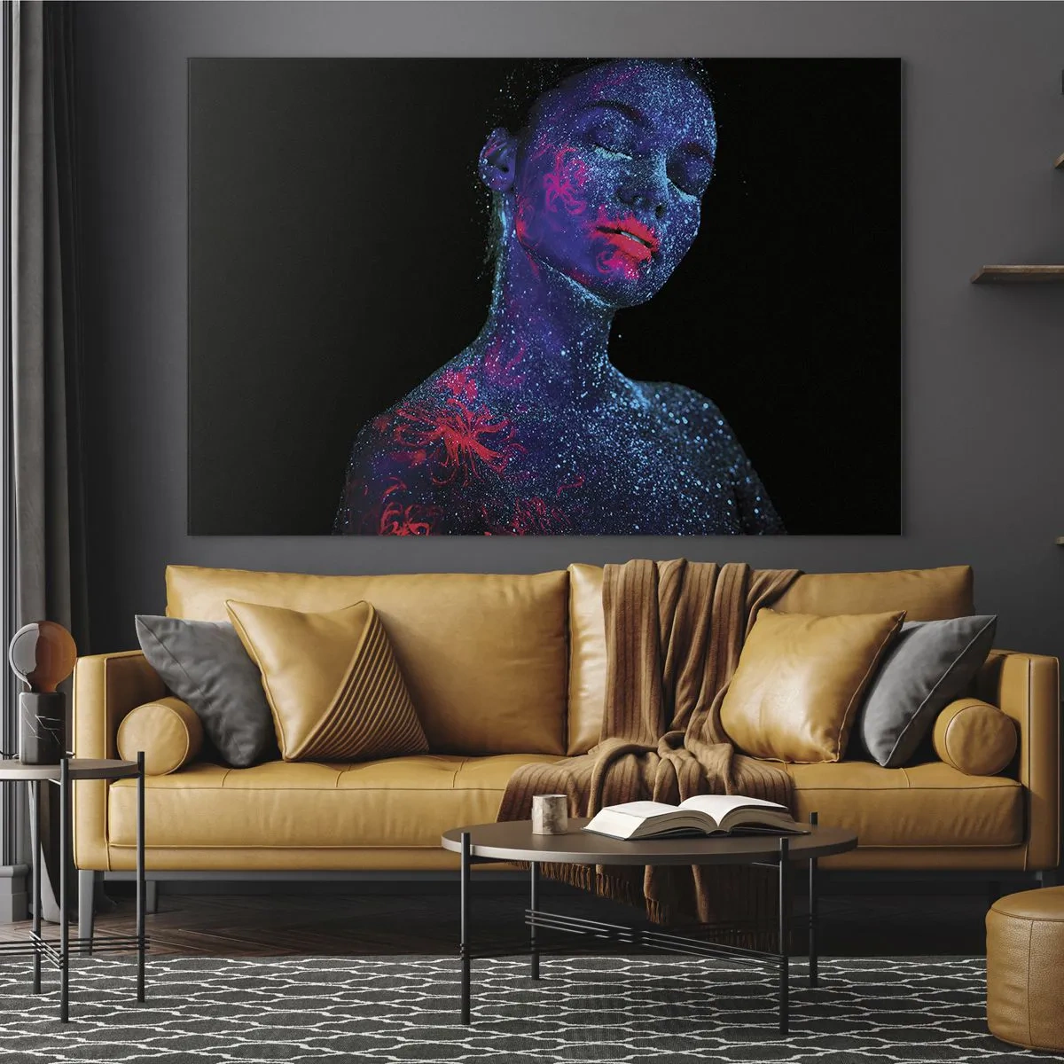 Billede på glas - I stjernestøv - 100x70 cm