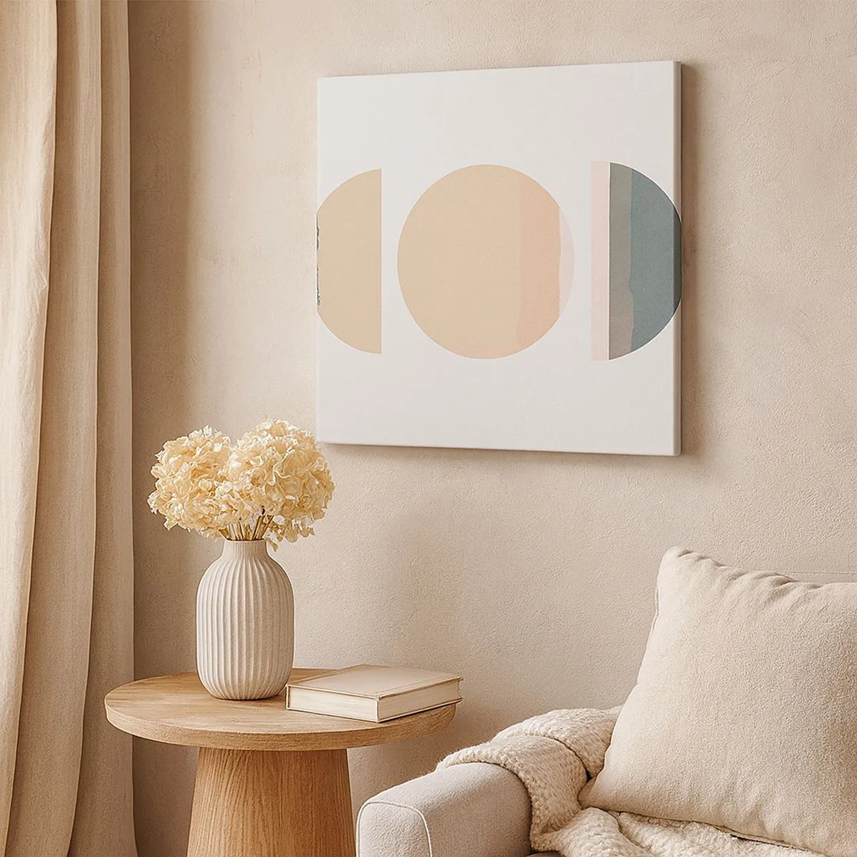 Lærredstryk - Billede på lærred - Hjul for hjul - 30x30 cm