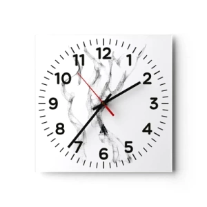 Vægur, Uret - Smuk og stærk - 40x40 cm