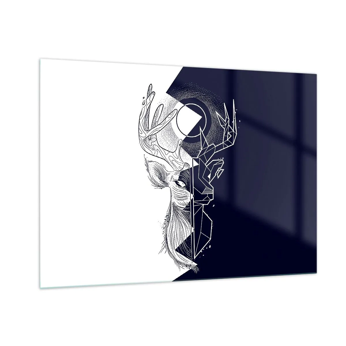 Billede på glas - Modsætningernes kamp og enhed - 100x70 cm