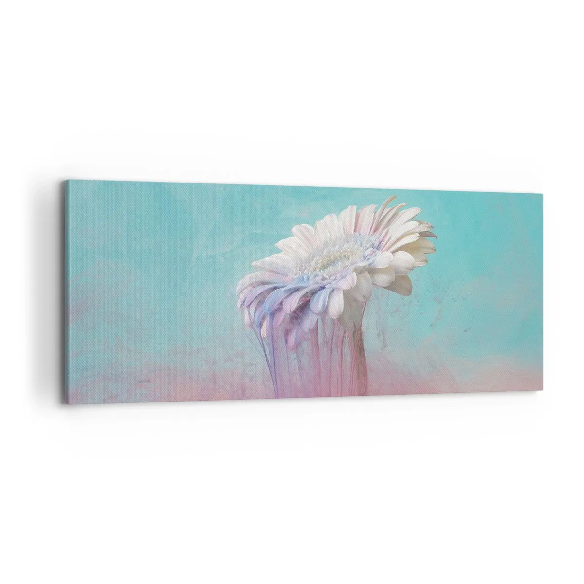 Lærredstryk - Billede på lærred - Blomster efter døden - 100x40 cm