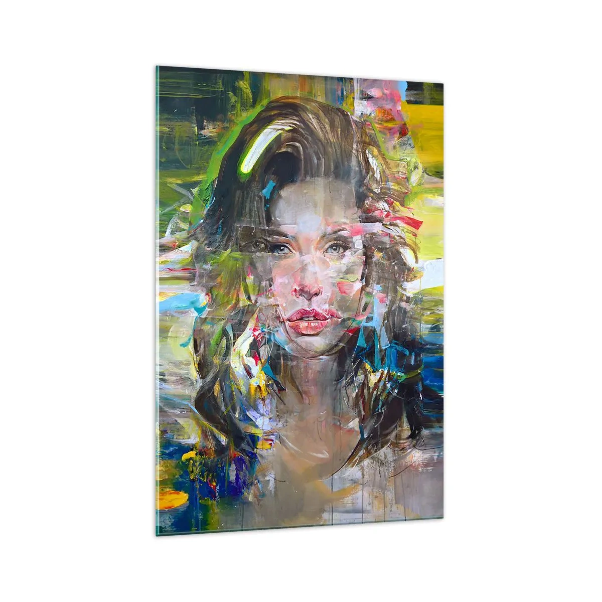 Billede på glas - Bag lufttæppet - 70x100 cm
