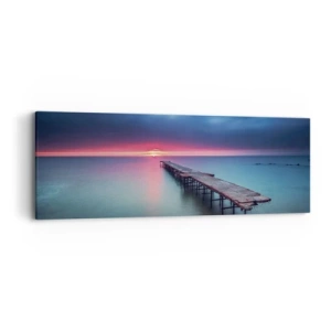 Lærredstryk - Billede på lærred - Mellem himmel og jord - 90x30 cm