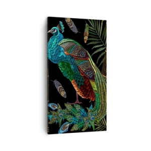 Lærredstryk - Billede på lærred - I kongelige gevandter - 45x80 cm