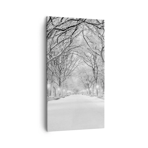 Lærredstryk - Billede på lærred - Fire årstider - vinter - 45x80 cm