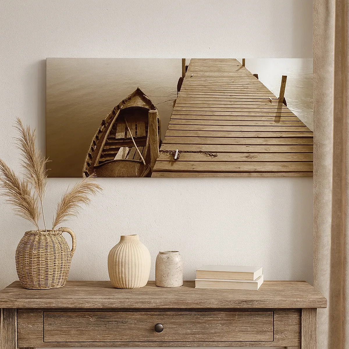 Lærredstryk - Billede på lærred - Stor fred - 30x30 cm