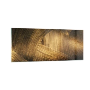 Billede på glas - I den gyldne labyrint - 100x40 cm