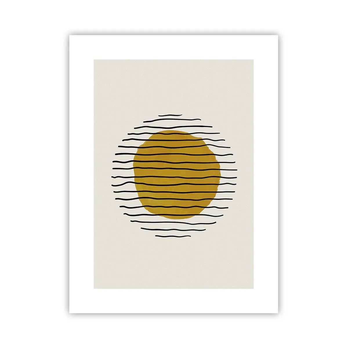 Plakat - Abstraktion, der skælver af varme - 30x40 cm