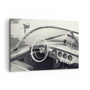 Lærredstryk - Billede på lærred - Vejr for de rige - 100x70 cm