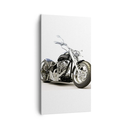 Lærredstryk - Billede på lærred - Styrke med karakter - 45x80 cm