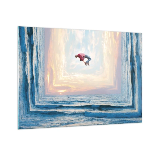 Billede på glas - Til en anden dimension - 100x70 cm