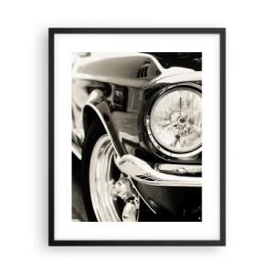 Plakat i sort ramme - Vedvarende glans - 40x50 cm