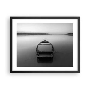 Plakat i sort ramme - Længsel og melankoli - 50x40 cm