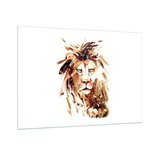 Billede på glas - Styrke og værdighed - 100x70 cm