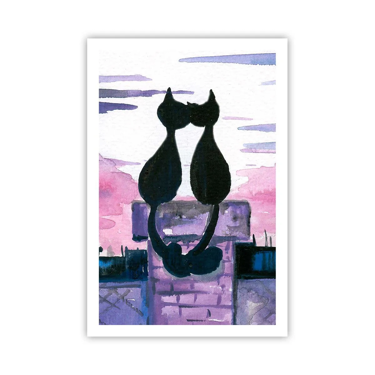Plakat - Rendez-vous under månen - 61x91 cm